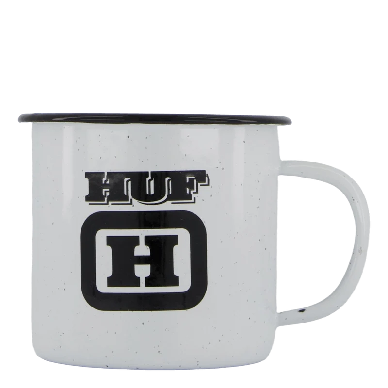 Coffee Break Enamel Cup White