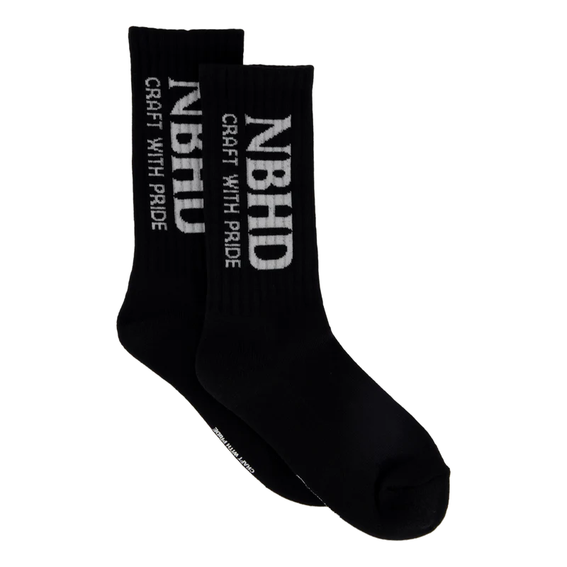 Nbhd Logo Socks Black