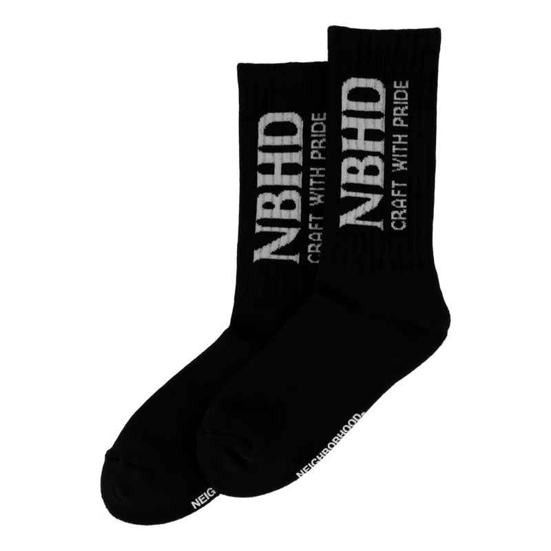 Nbhd Logo Socks Black