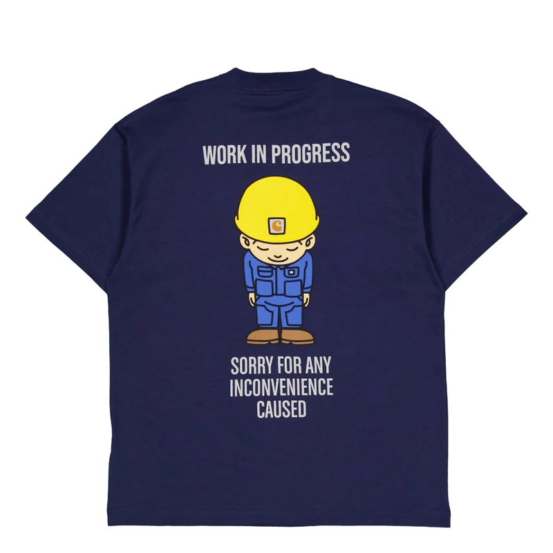 S/s Sumimasen T-shirt Air Force Blue