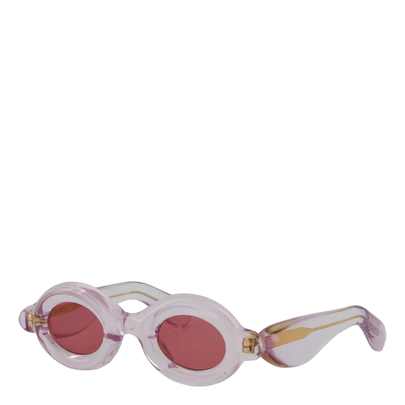 Pebble Round Crystal Pink