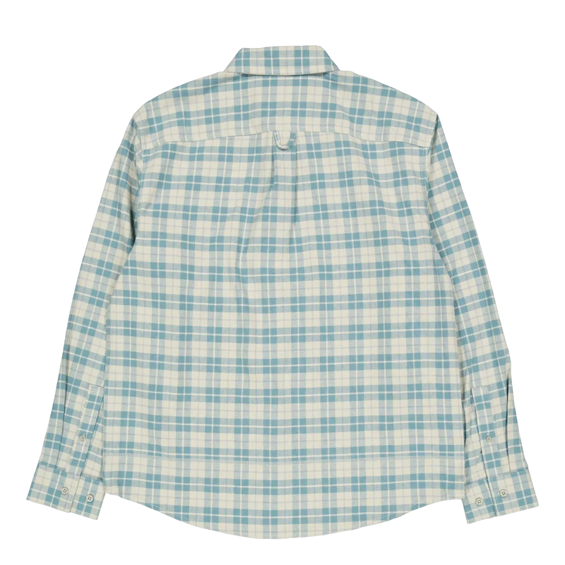 Modal L/s Plaid Shirt Putty