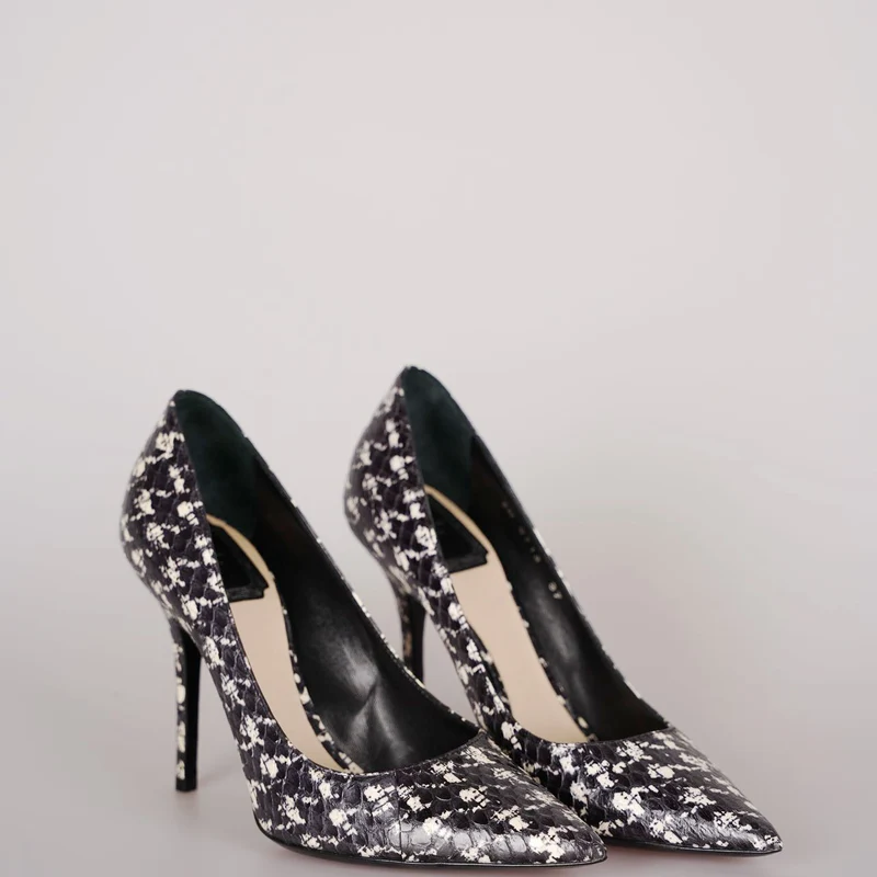 Christian Dior Klassischer Hahnentritt-Stiletto 10 cm Pumps 37 mit beiger Innensohle