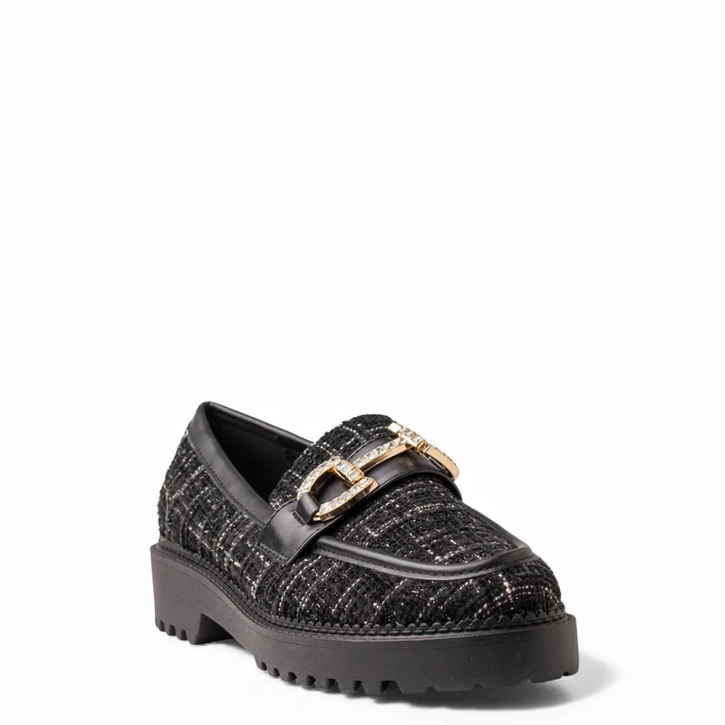 Europeon Union Women Black Cloth Shoes #4691