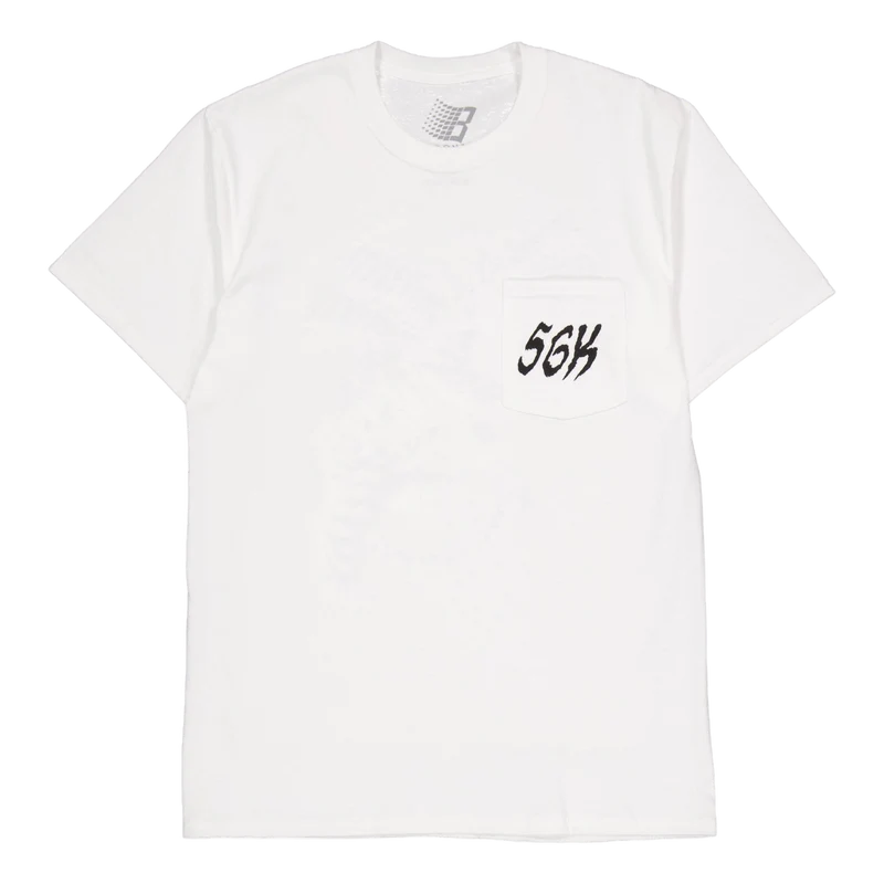 Tiger Pocket Tee White