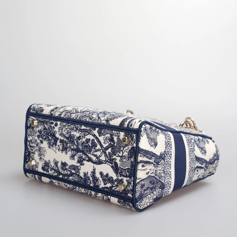 Christian Dior Lady Dior D-Lite Tasche Mittel aus Canvas
