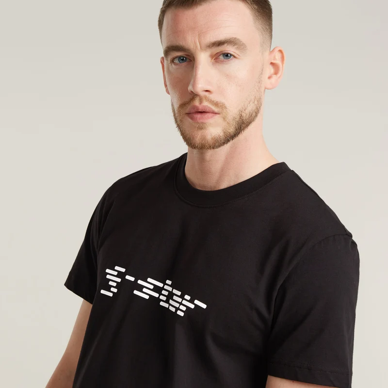 Cube Script R T Shirt dk black