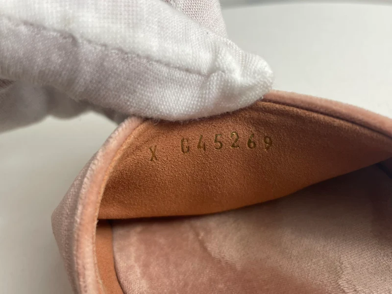 Chanel Gold Heels Rosa Pantoletten Größe 38C