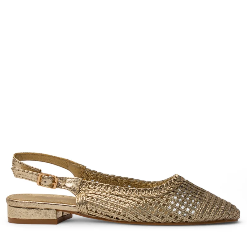 Europeon Union Women Gold Magdool Sandal #4167