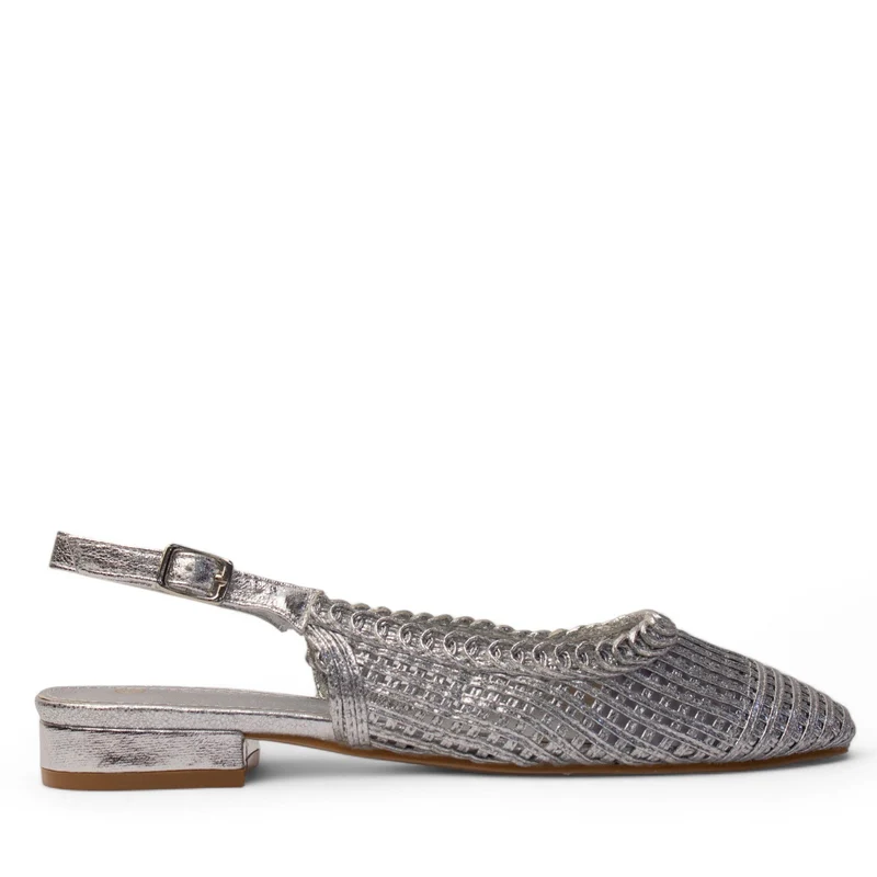 Europeon Union Women Silver Magdool Sandal #4168