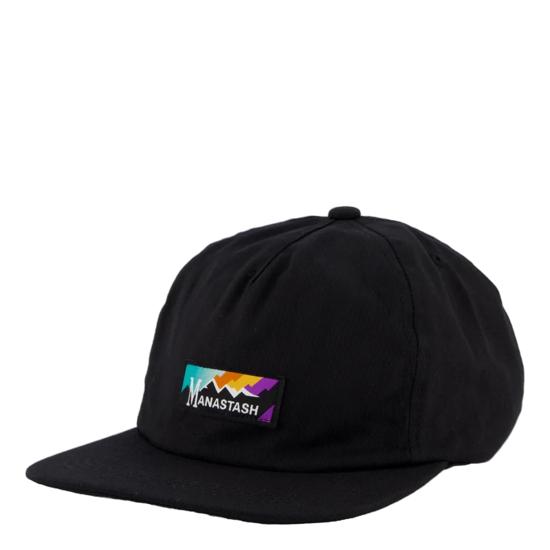 Rainbow Logo Cap Black