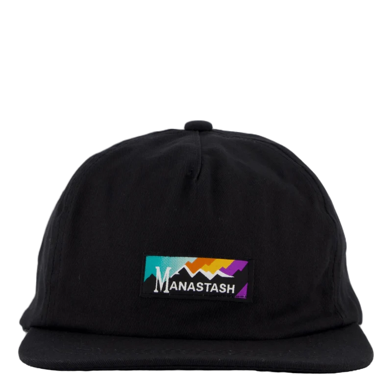 Rainbow Logo Cap Black