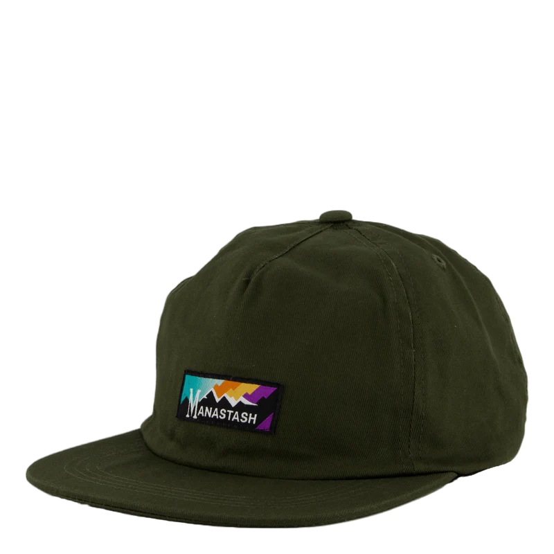 Rainbow Logo Cap Olive