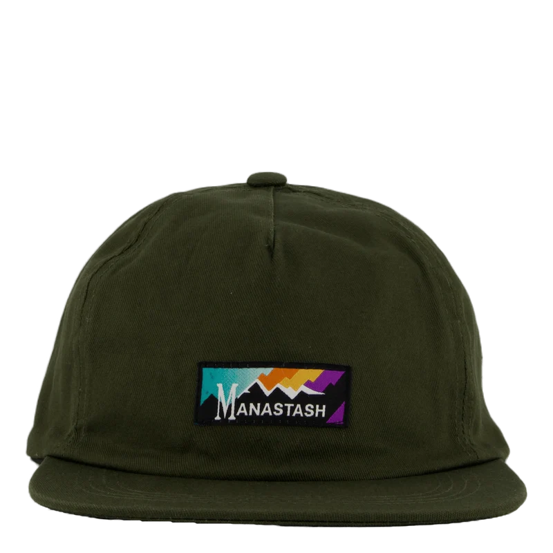 Rainbow Logo Cap Olive