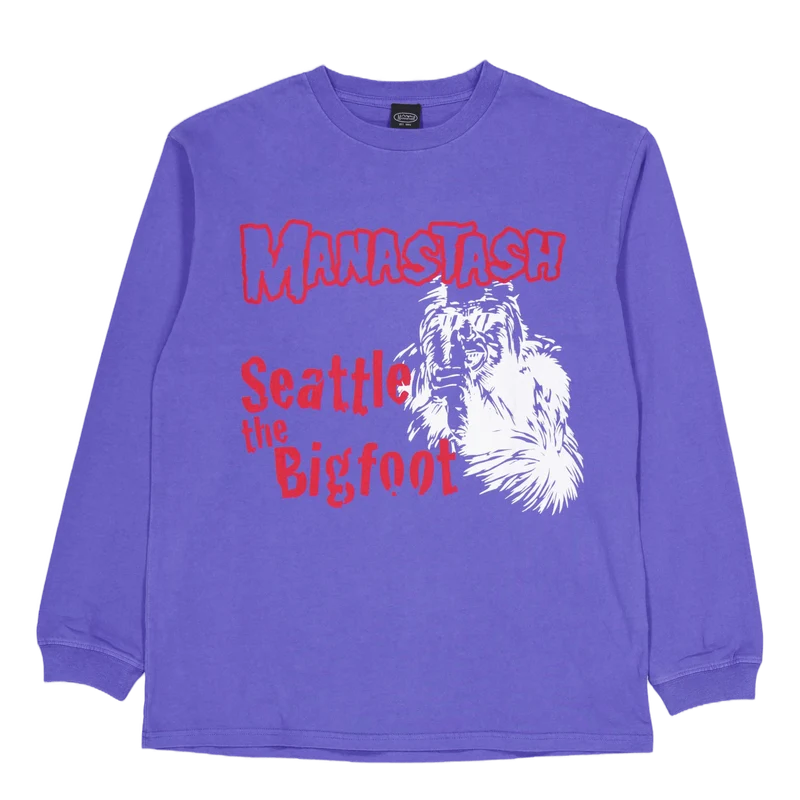 Pumice L/s Tee Big Foot Violet