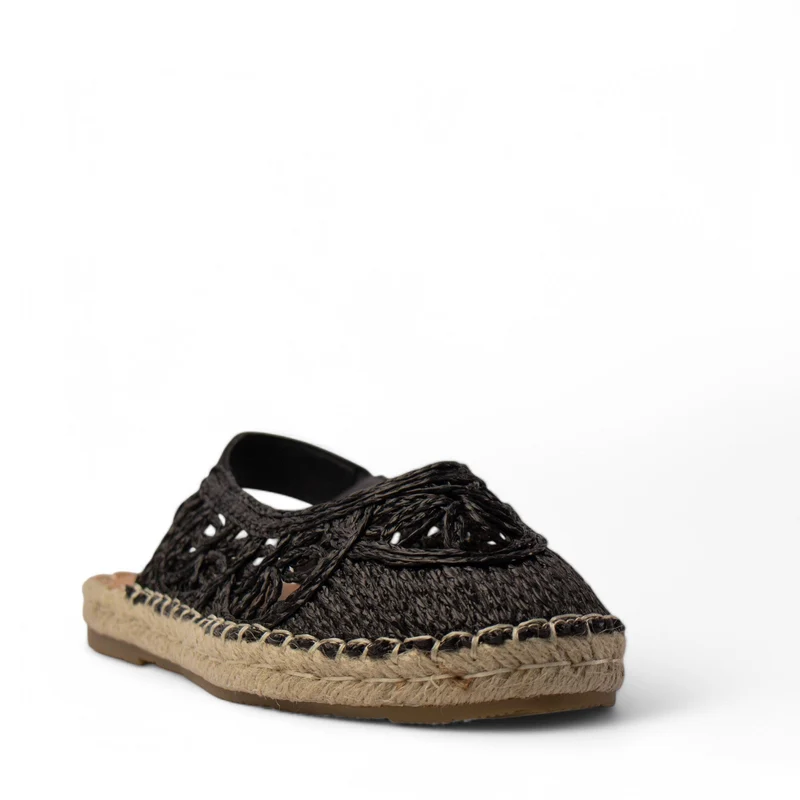 Europeon Union Women Black Magdool Sandal #4219