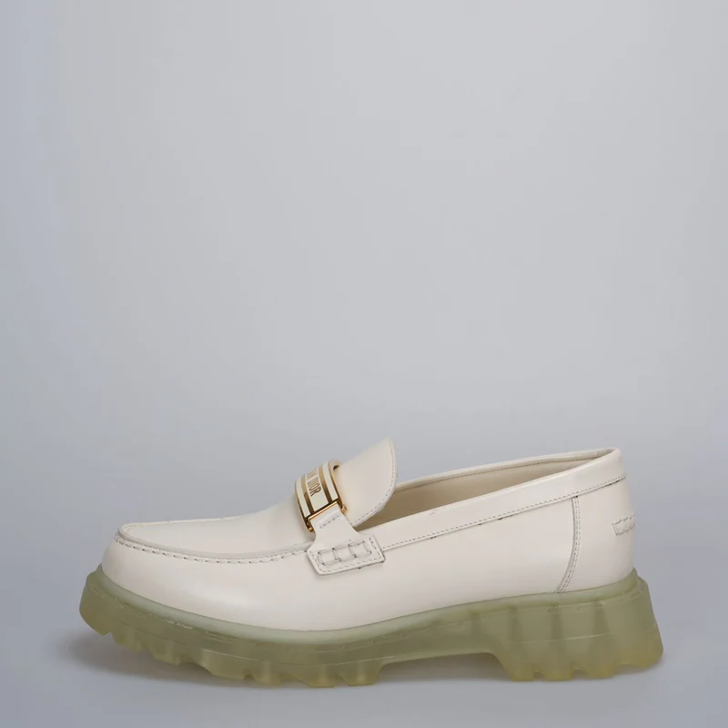 Christian Dior Weiße Slipper 36.5