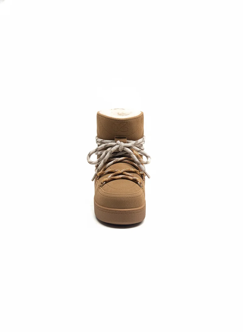 QUILTED SUEDE brown