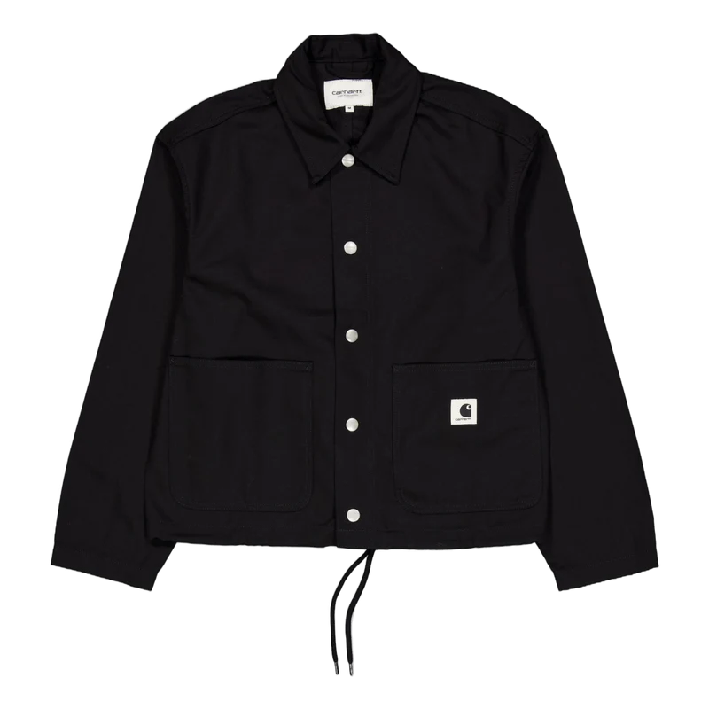 W' Simple Shirt Jac Black