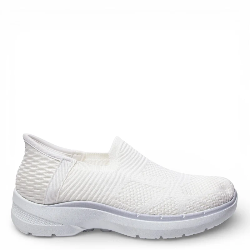 EuropeonUnion Women White Cloth Shoes #4797