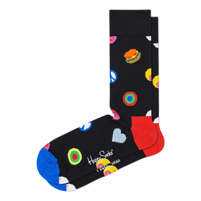 Symbol Dot Sock Multi