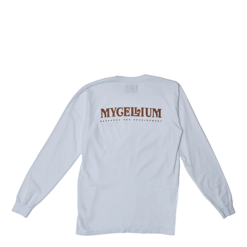 Mycellium Recycled Longsleeve White / Brown