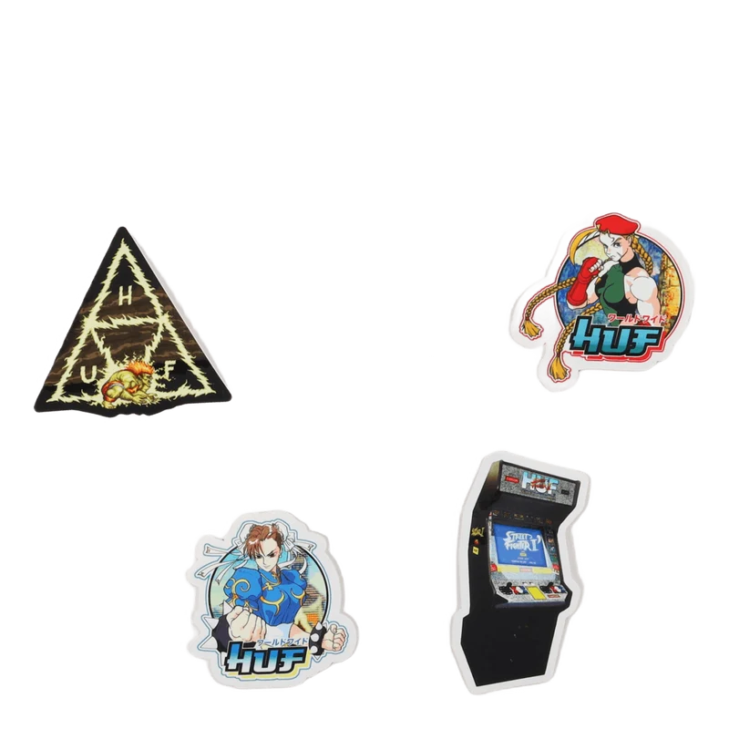 Huf Street Fighter Sticker Set Multi