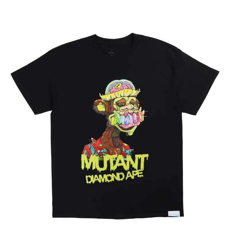 Mutant Diamond Ape Tee Blk