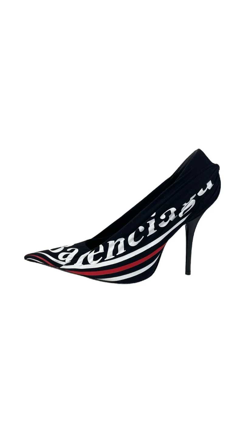 Balenciaga Schwarze Lederabsätze 37