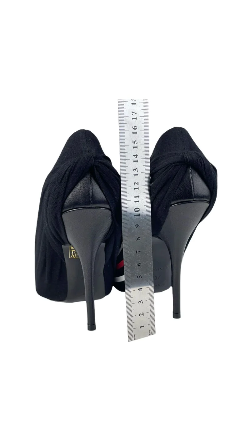 Balenciaga Schwarze Lederabsätze 37