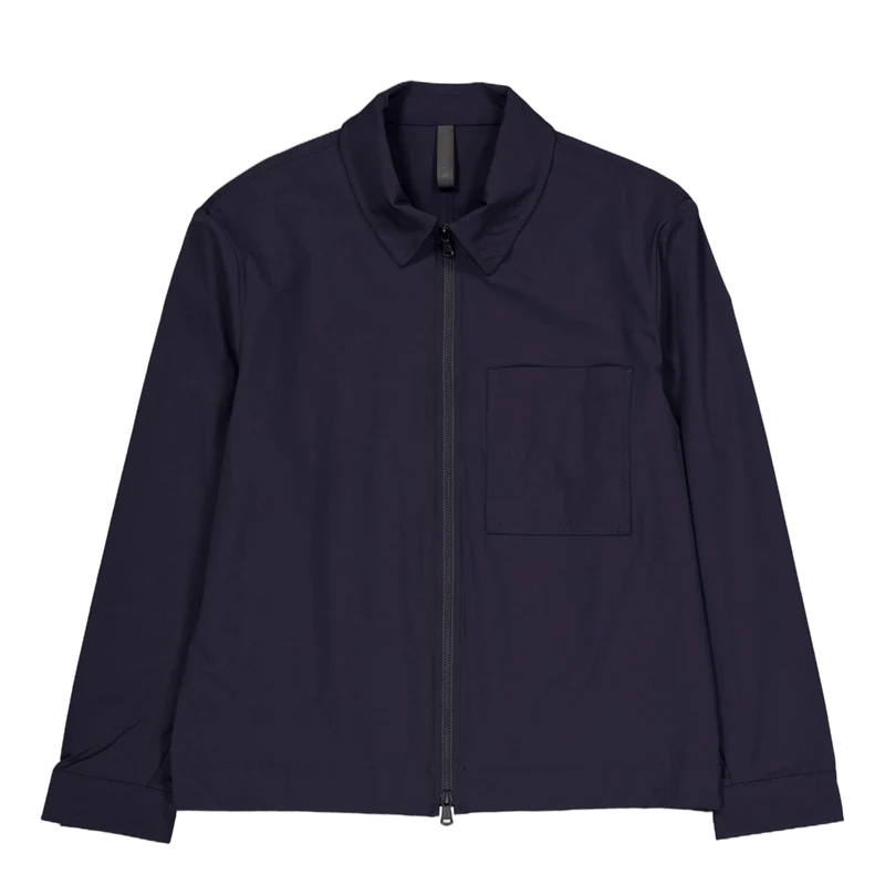 Jake Zipped Overshirt Jl Navy
