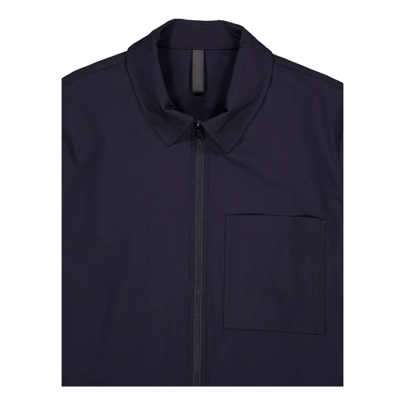 Jake Zipped Overshirt Jl Navy