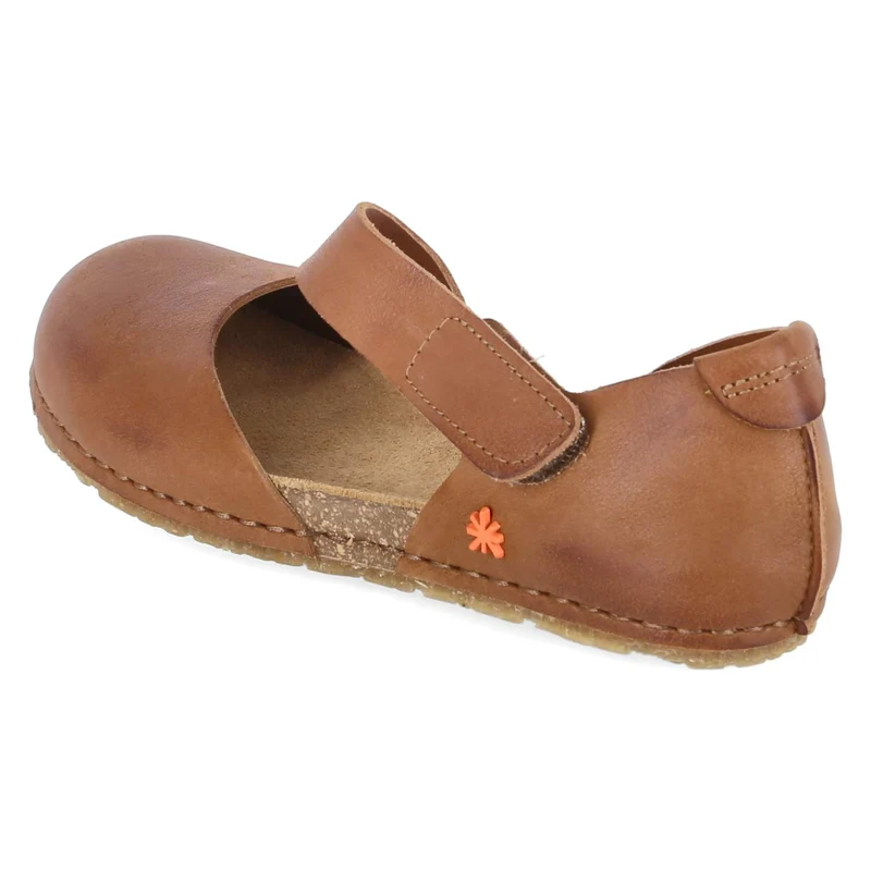 Spangenballerinas CRETA Braun