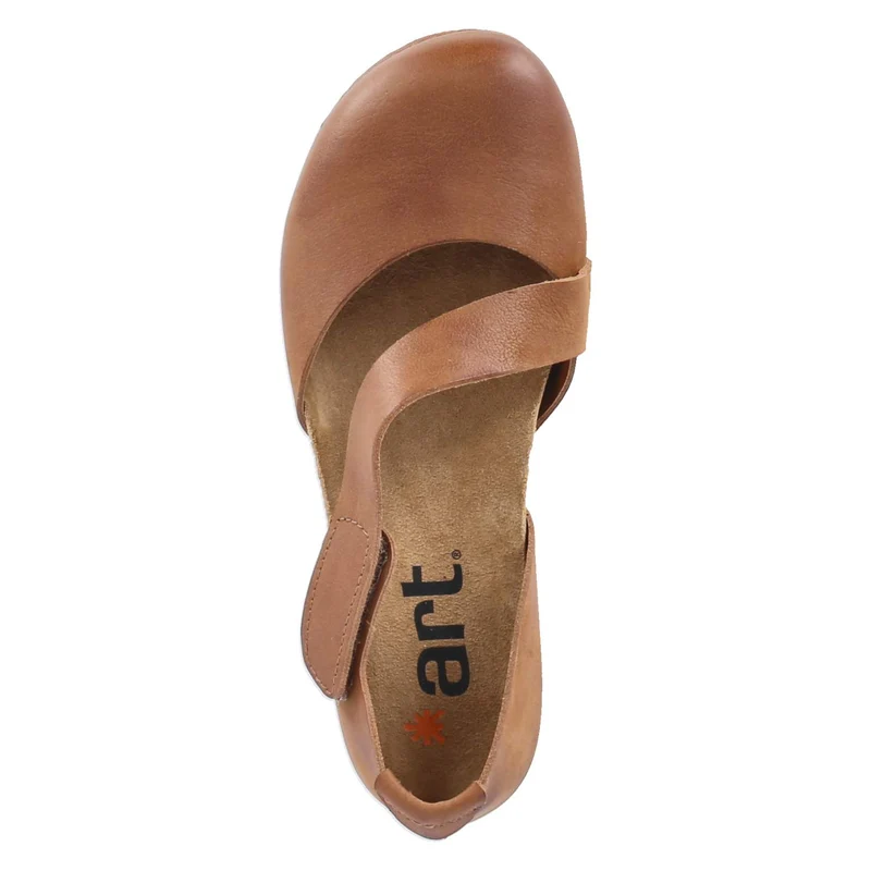 Spangenballerinas CRETA Braun