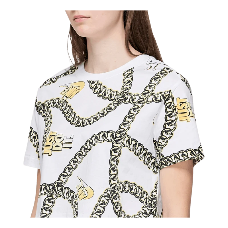 W Cropped T-shirt White