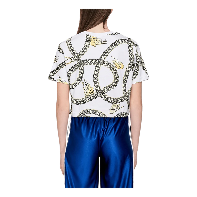 W Cropped T-shirt White