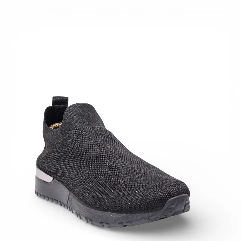 EuropeonUnion Women Black Cloth Shoes #4808
