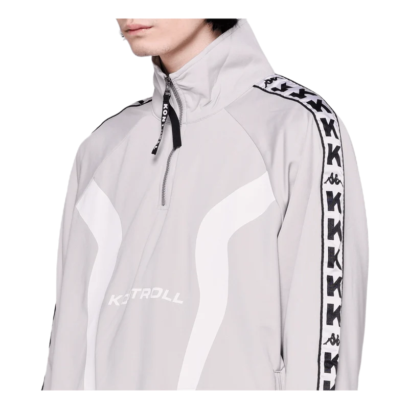 Half Zip Banda Jacket Gray