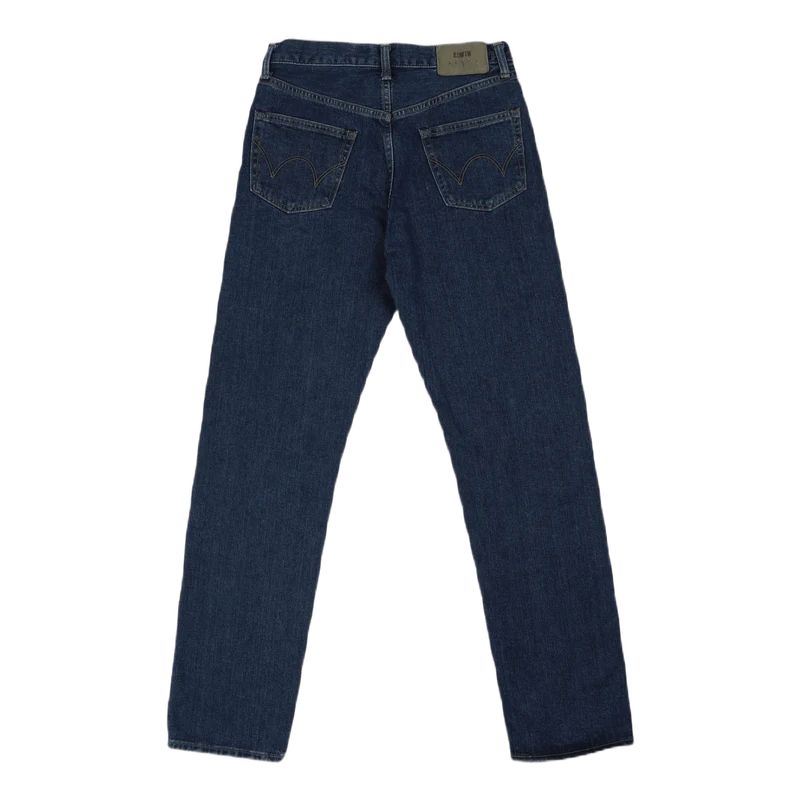 Loose Straight Yoshiko Left Hand Denim, 12.6oz, Blue Akira wash
