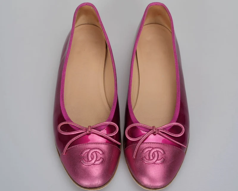 Chanel Ballerinas 37.5 in Pink