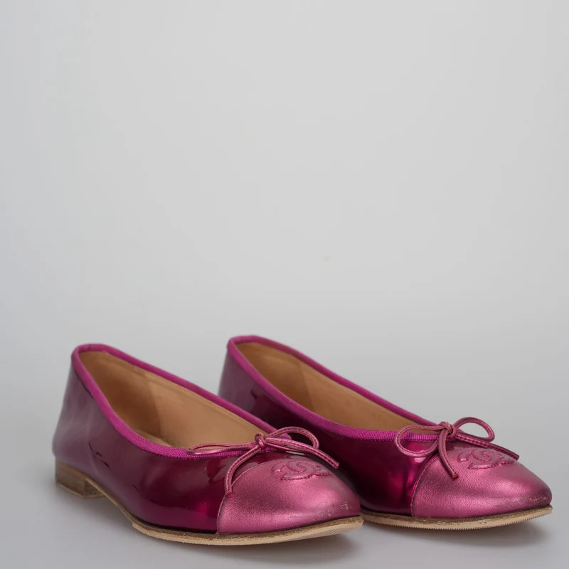 Chanel Ballerinas 37.5 in Pink