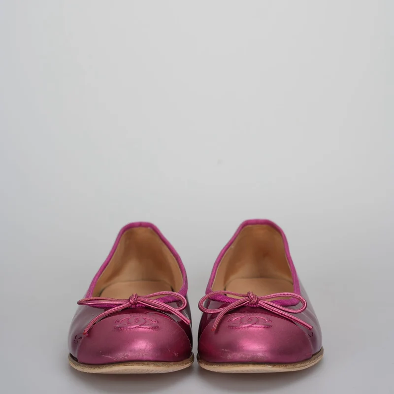 Chanel Ballerinas 37.5 in Pink