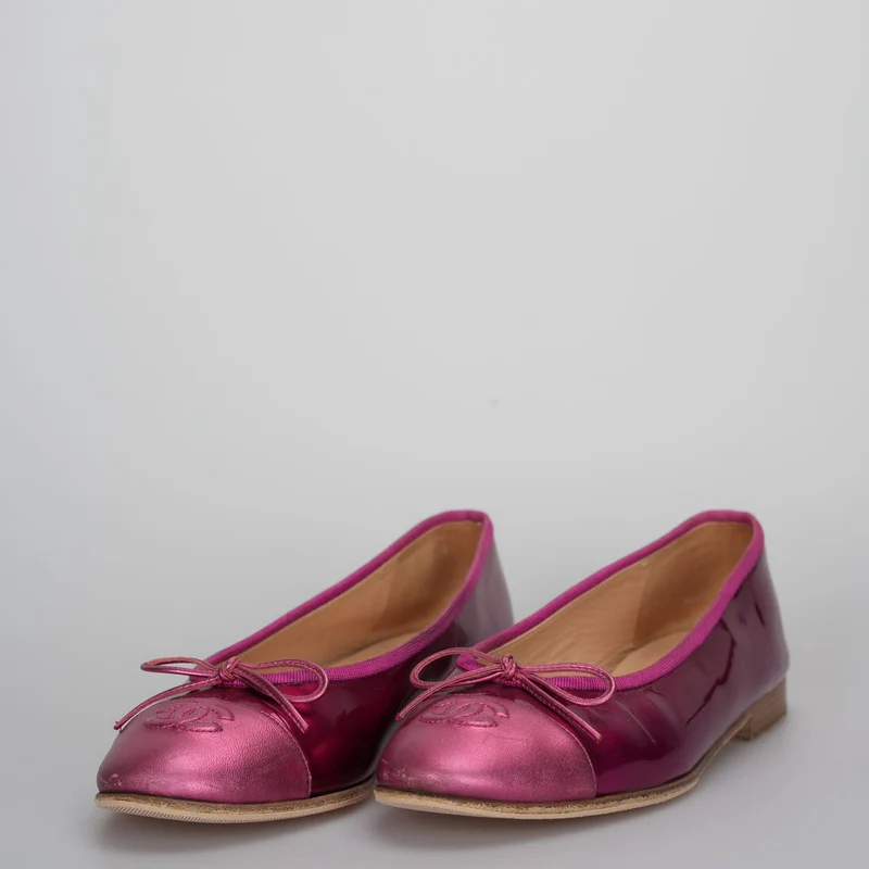 Chanel Ballerinas 37.5 in Pink