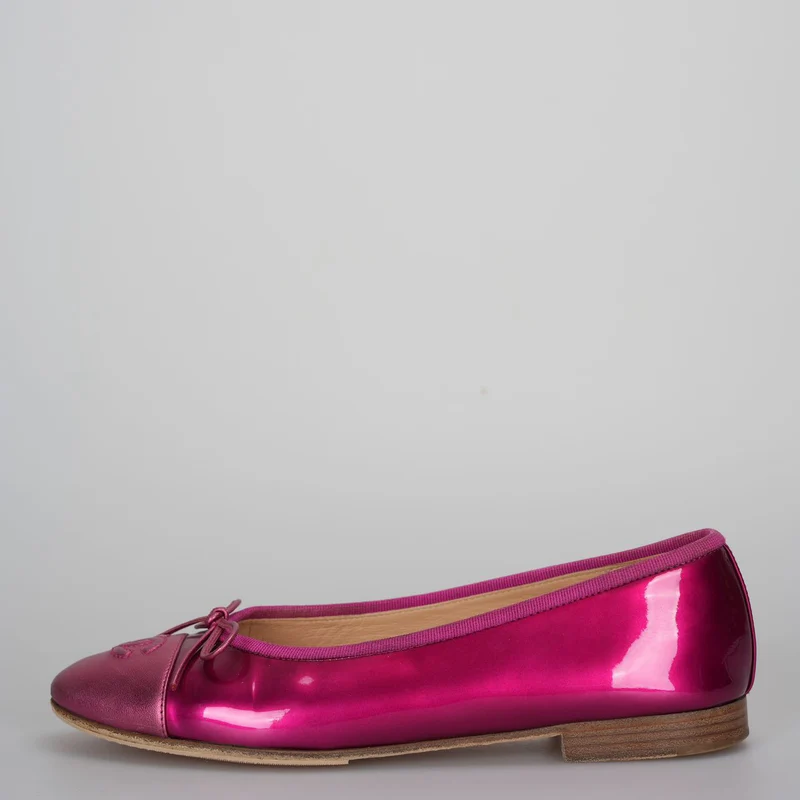 Chanel Ballerinas 37.5 in Pink
