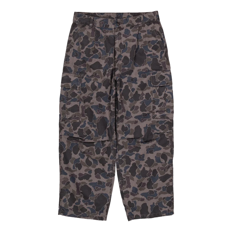 Cole Cargo Pant Camo Duck, Grey