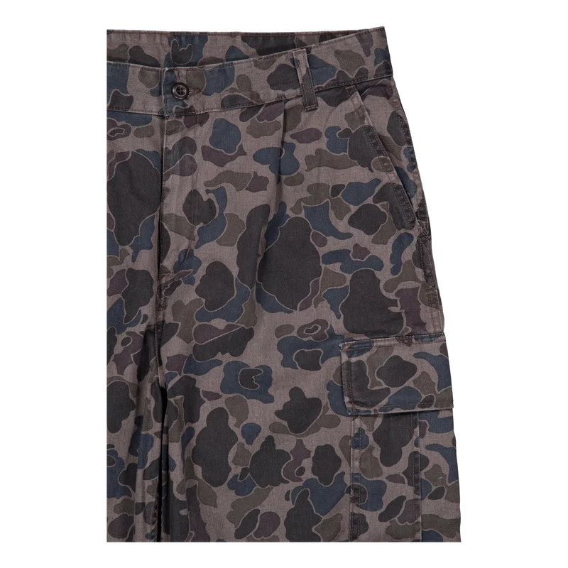 Cole Cargo Pant Camo Duck, Grey