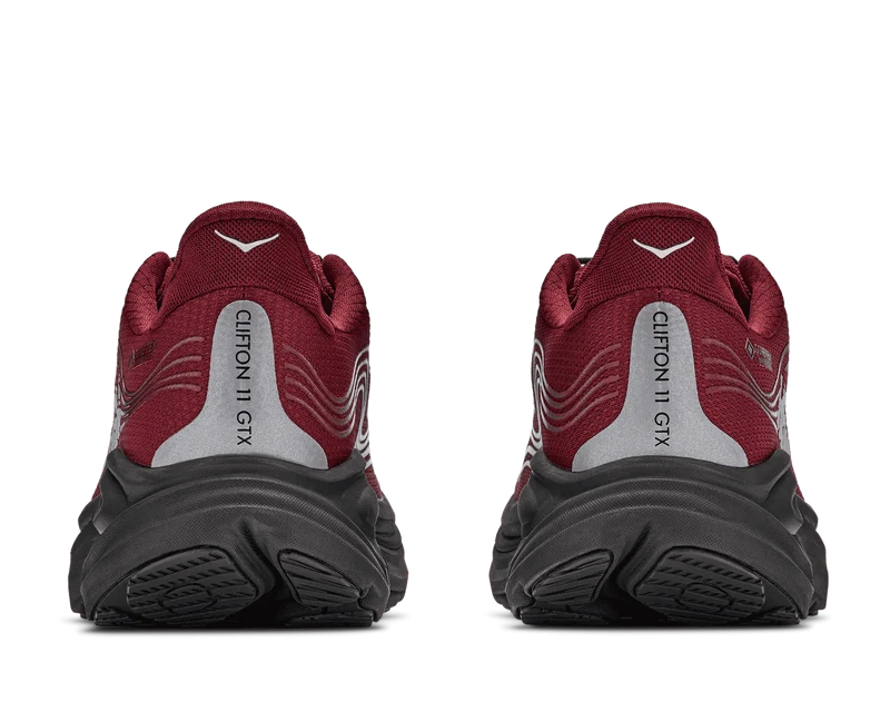 HOKA Laufschuhe Herren Clifton 11 GTX bordeaux