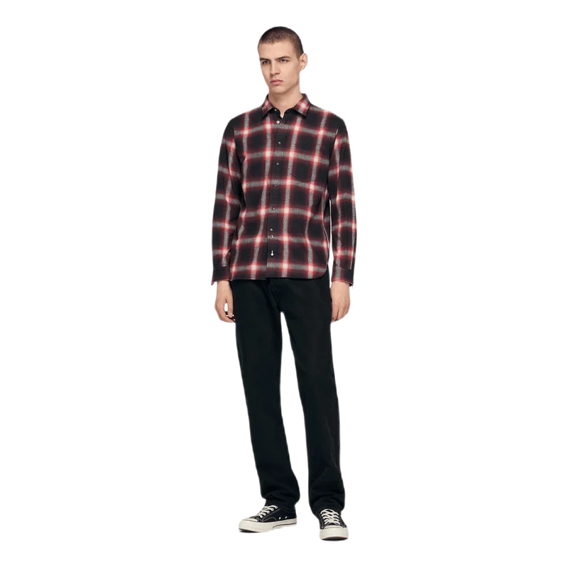 Sleeze Zip Shirt Red