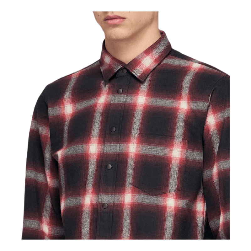 Sleeze Zip Shirt Red
