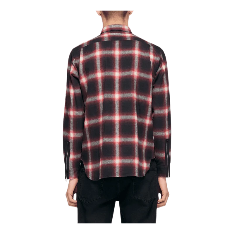 Sleeze Zip Shirt Red